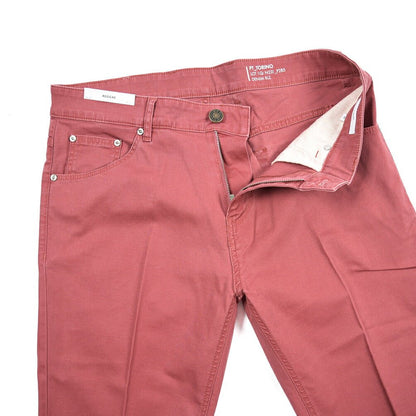 PT TORINO DENIM "REGGAE" リヨセル混コットンチノ ストレッチテーパードパンツ ピンク 34 | GUARDAROBA MILANO OFFICIAL STORE