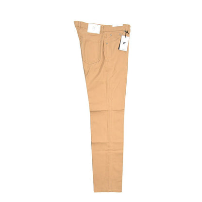 PT TORINO DENIM "REGGAE" リヨセル混コットンチノ ストレッチテーパードパンツ ライトブラウン 35 | GUARDAROBA MILANO OFFICIAL STORE