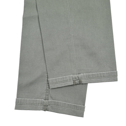 PT TORINO DENIM "REGGAE" リヨセル混コットンチノ ストレッチテーパードパンツ カーキグリーン 36 | GUARDAROBA MILANO OFFICIAL STORE