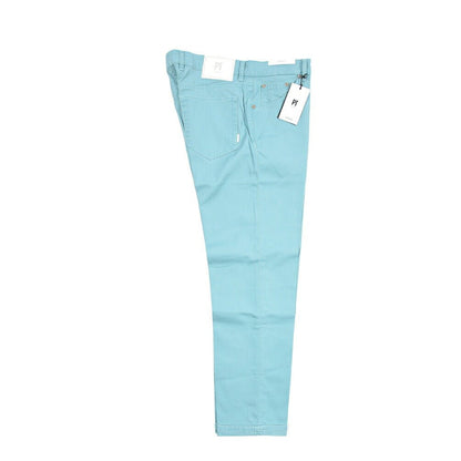 PT TORINO DENIM "REGGAE" リヨセル混コットンチノ ストレッチテーパードパンツ ライトグリーン 34 | GUARDAROBA MILANO OFFICIAL STORE