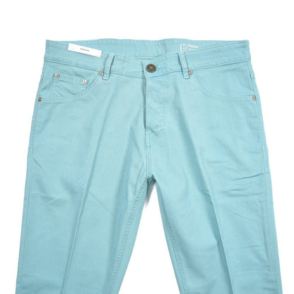 PT TORINO DENIM "REGGAE" リヨセル混コットンチノ ストレッチテーパードパンツ ライトグリーン 34 | GUARDAROBA MILANO OFFICIAL STORE