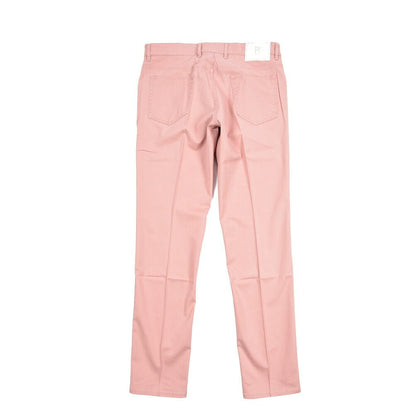 PT TORINO DENIM "REGGAE" リヨセル混コットンチノ ストレッチテーパードパンツ ピンク 36 | GUARDAROBA MILANO OFFICIAL STORE