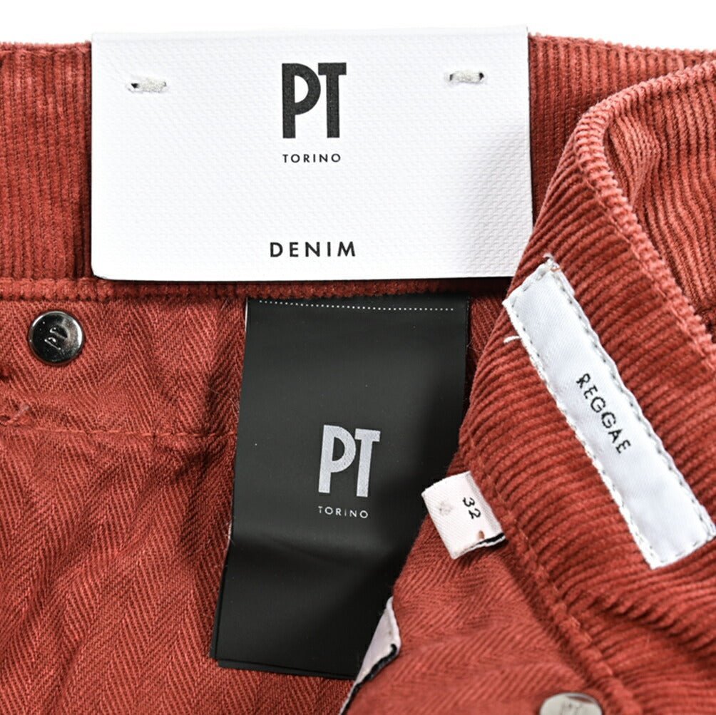 PT TORINO DENIM "REGGAE" ストレッチコットン 細畝コーデュロイ5ポケットパンツ｜415064｜GUARDAROBA MILANO OFFICIAL STORE