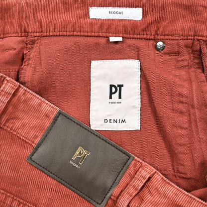 PT TORINO DENIM "REGGAE" ストレッチコットン 細畝コーデュロイ5ポケットパンツ｜415064｜GUARDAROBA MILANO OFFICIAL STORE