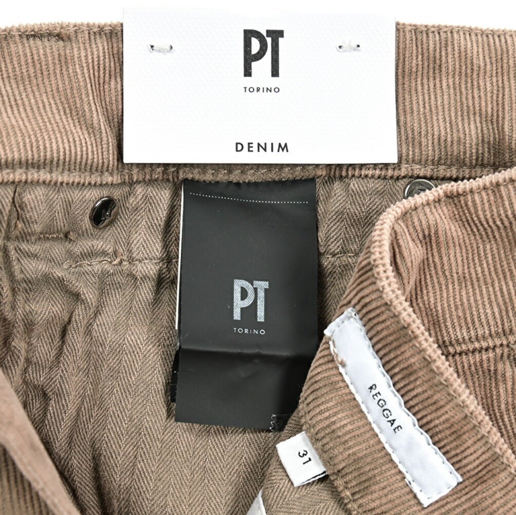 PT TORINO DENIM "REGGAE" ストレッチコットン 細畝コーデュロイ5ポケットパンツ｜415066｜GUARDAROBA MILANO OFFICIAL STORE