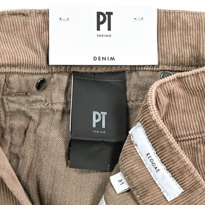 PT TORINO DENIM "REGGAE" ストレッチコットン 細畝コーデュロイ5ポケットパンツ｜415066｜GUARDAROBA MILANO OFFICIAL STORE