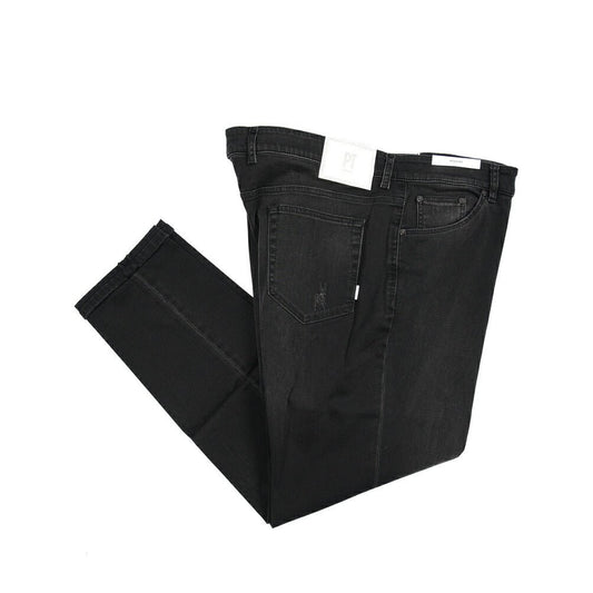 PT TORINO DENIM “REGGAE” ストレッチデニム テーパードジーンズ / Indigo Special ブラック 46 | GUARDAROBA MILANO OFFICIAL STORE