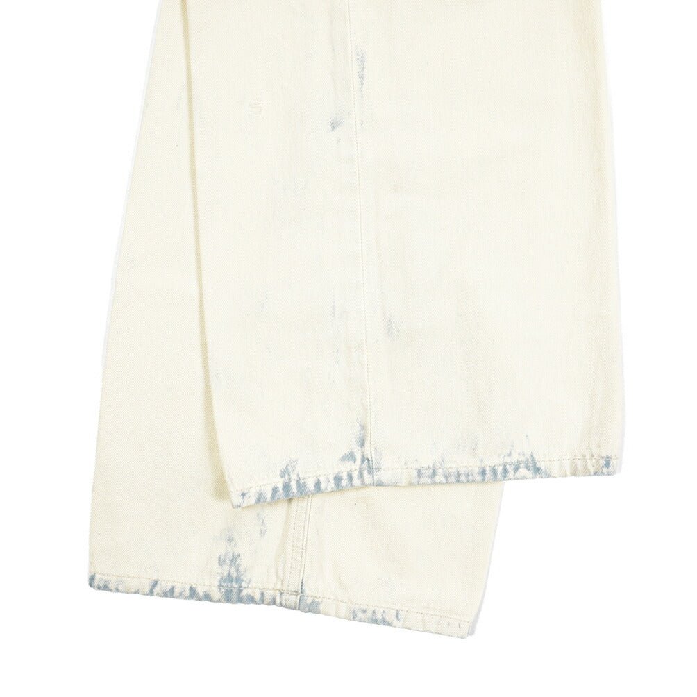 PT TORINO DENIM / "SKATER" コットン100%デニム ワイドシルエットジーンズ / ペイント加工 オフホワイト 26 | GUARDAROBA MILANO OFFICIAL STORE