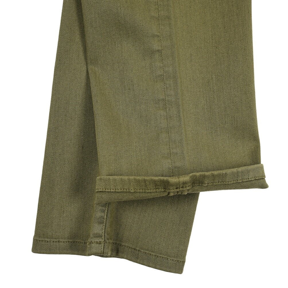 PT TORINO DENIM “SOUL” リヨセル混コットン ストレッチカラーパンツ カーキグリーン 34 | GUARDAROBA MILANO OFFICIAL STORE