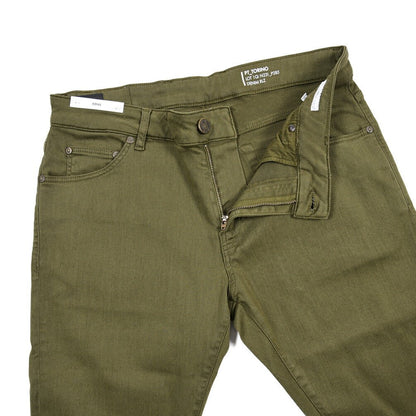 PT TORINO DENIM “SOUL” リヨセル混コットン ストレッチカラーパンツ カーキグリーン 34 | GUARDAROBA MILANO OFFICIAL STORE