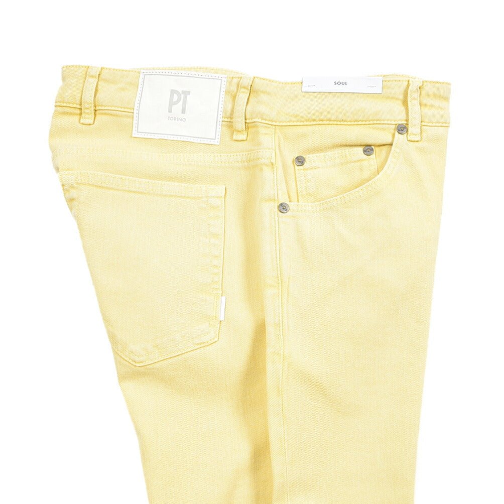 PT TORINO DENIM “SOUL”ストレッチデニム スリムジーンズ イエロー 31 | GUARDAROBA MILANO OFFICIAL STORE