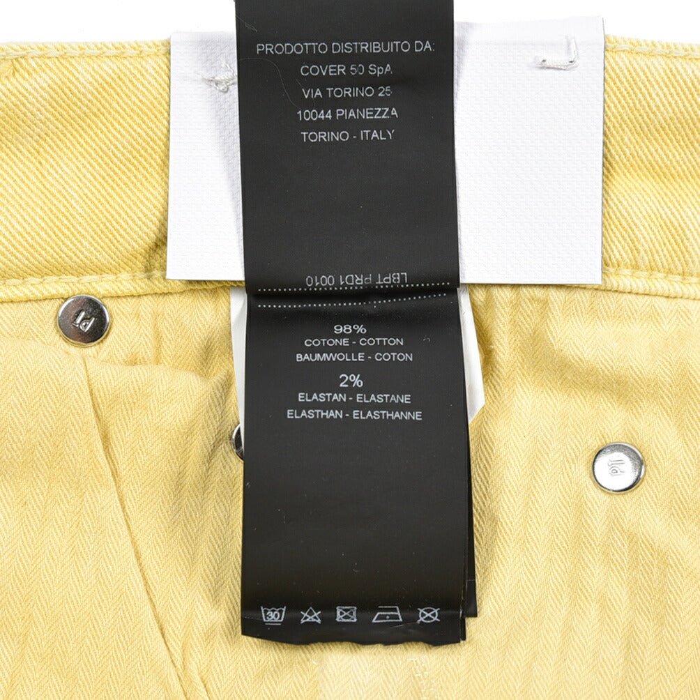 PT TORINO DENIM “SOUL”ストレッチデニム スリムジーンズ イエロー 31 | GUARDAROBA MILANO OFFICIAL STORE