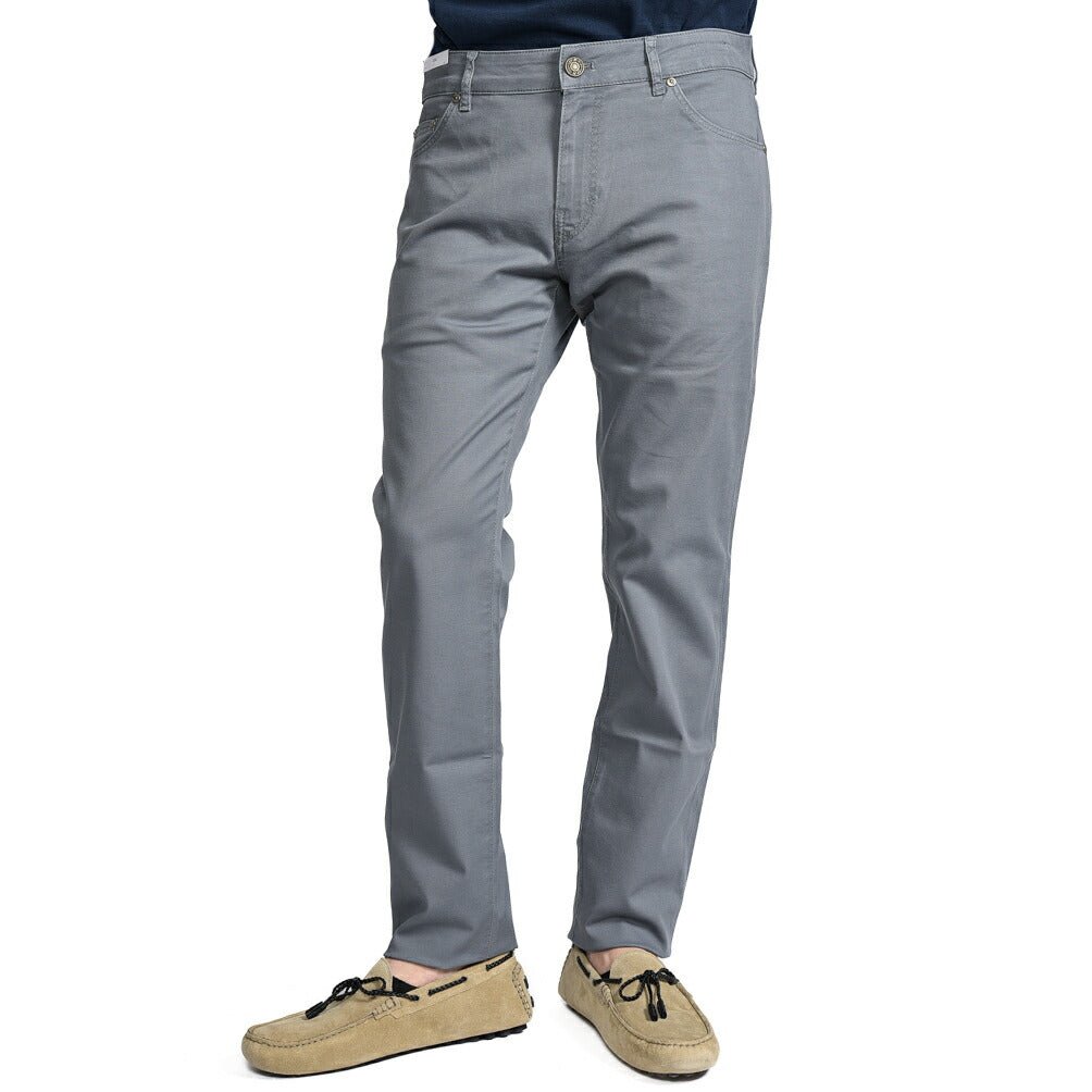 PT TORINO DENIM "SOUL" リヨセル混コットン ストレッチスリムパンツ グレー 33 | GUARDAROBA MILANO OFFICIAL STORE