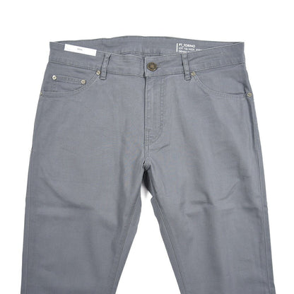 PT TORINO DENIM "SOUL" リヨセル混コットン ストレッチスリムパンツ グレー 33 | GUARDAROBA MILANO OFFICIAL STORE