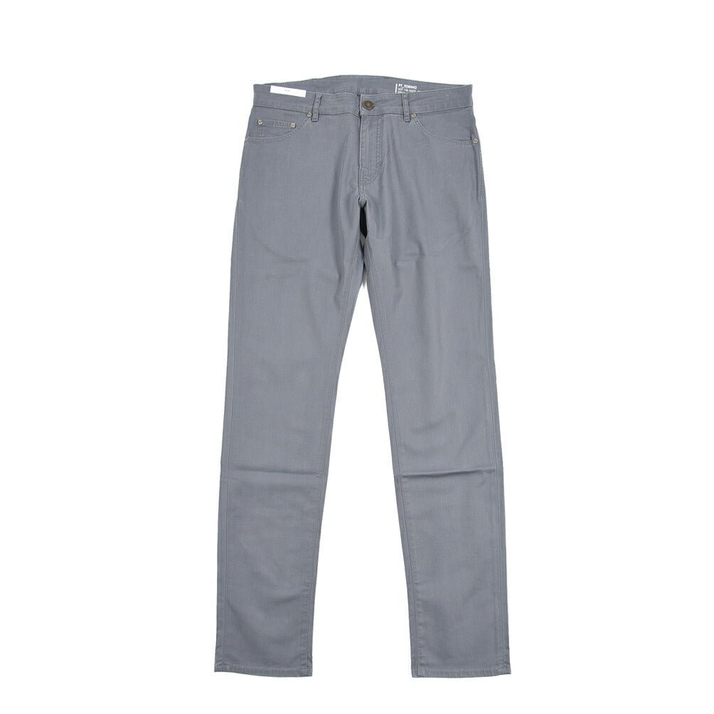 PT TORINO DENIM "SOUL" リヨセル混コットン ストレッチスリムパンツ グレー 33 | GUARDAROBA MILANO OFFICIAL STORE