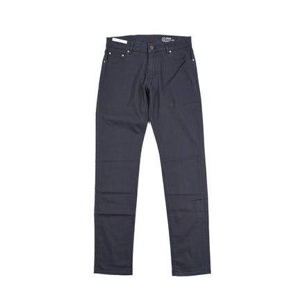 PT TORINO DENIM "SOUL" リヨセル混コットン ストレッチスリムパンツ ネイビー(0340) 30 | GUARDAROBA MILANO OFFICIAL STORE