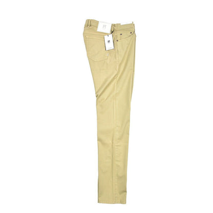 PT TORINO DENIM "SOUL" リヨセル混コットンチノ スリムフィットパンツ ベージュ 35 | GUARDAROBA MILANO OFFICIAL STORE