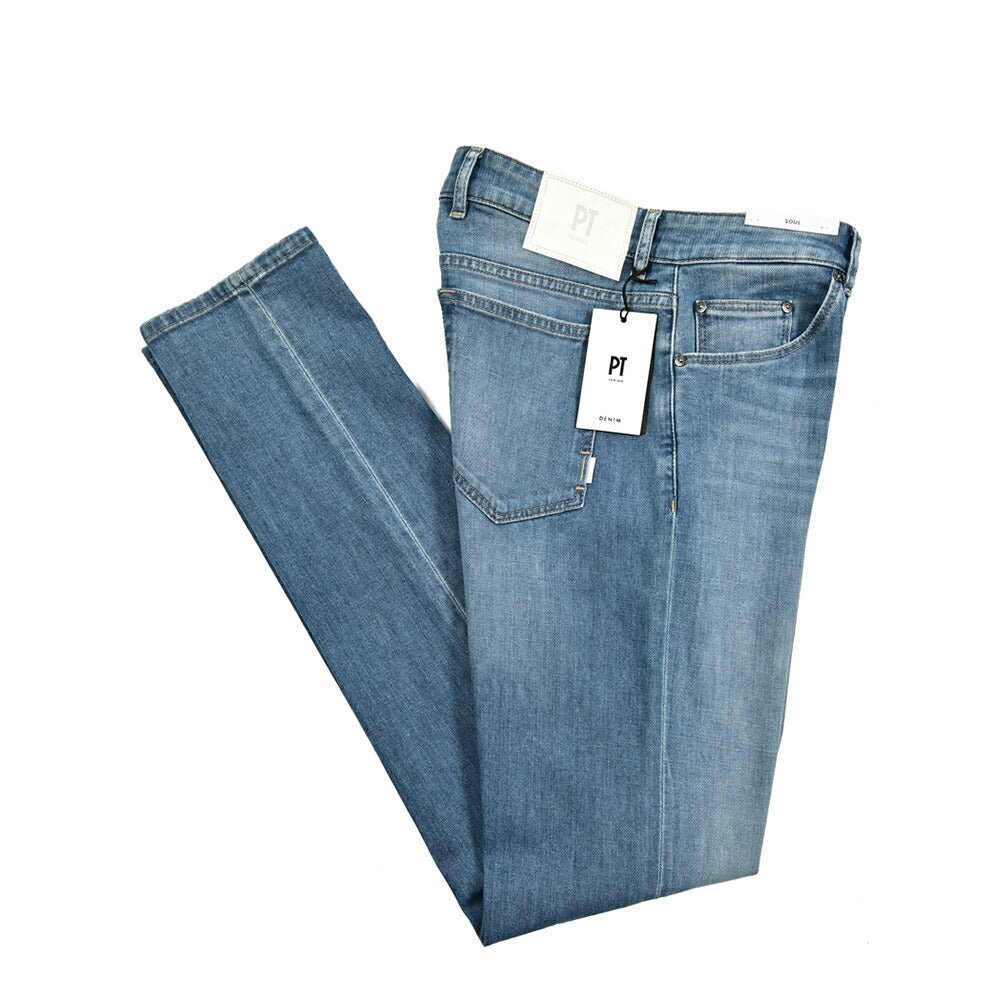 【クーポン対象】春セール｜PT TORINO DENIM SOUL( SLIM FIT) ストレッチデニムジーンズ / PT05｜GUARDAROBA MILANO OFFICIAL STORE