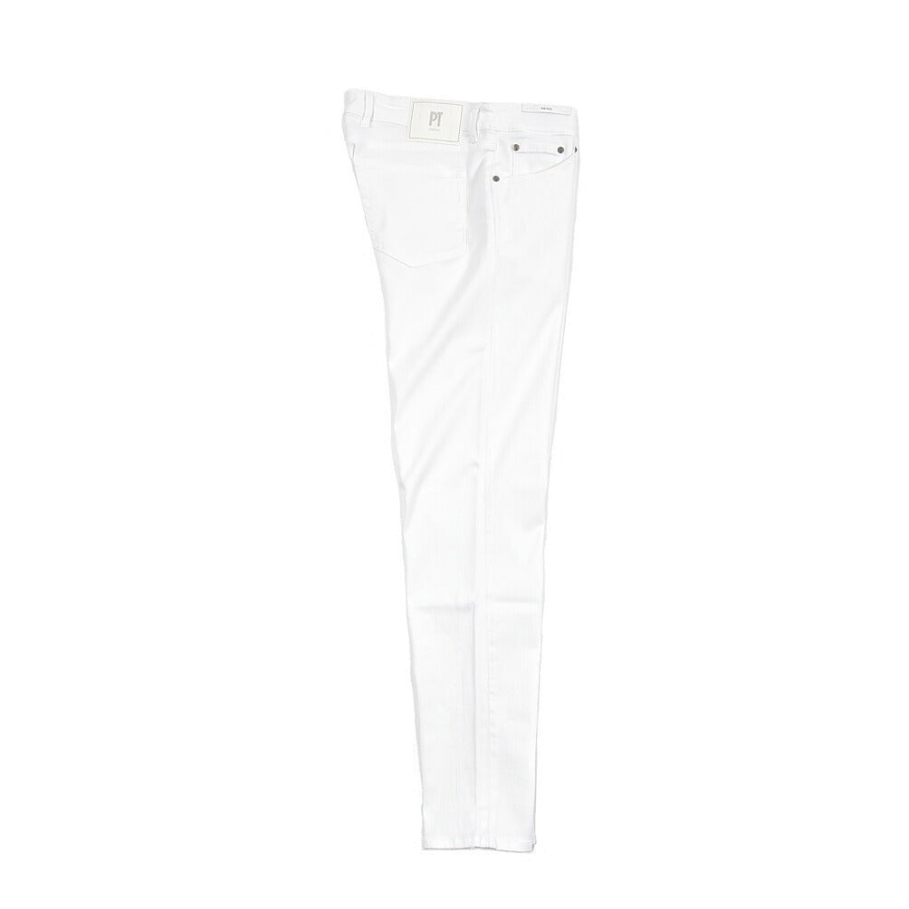 PT TORINO DENIM “SWING” リヨセル混コットン ストレッチカラーパンツ ホワイト 35 | GUARDAROBA MILANO OFFICIAL STORE