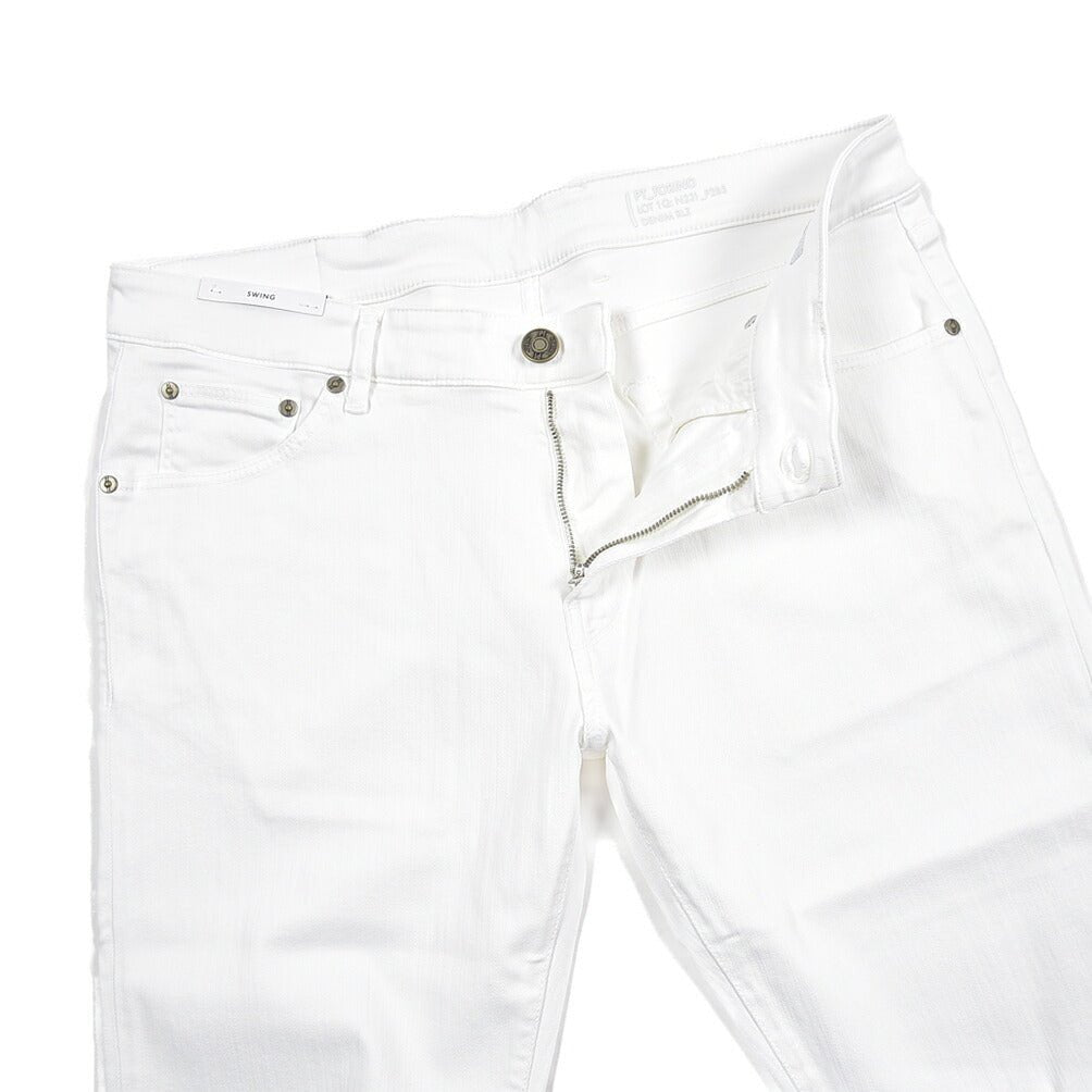 PT TORINO DENIM “SWING” リヨセル混コットン ストレッチカラーパンツ ホワイト 35 | GUARDAROBA MILANO OFFICIAL STORE