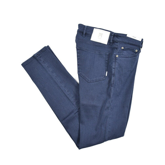 PT TORINO DENIM “SWING” リヨセル混コットン ストレッチカラーパンツ ネイビー 30 | GUARDAROBA MILANO OFFICIAL STORE