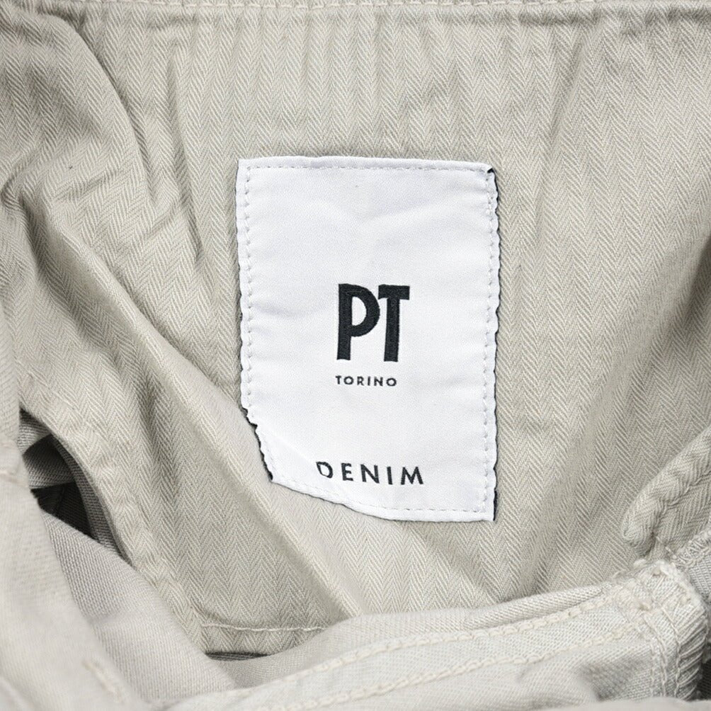 PT TORINO DENIM “SWING” リヨセル混コットン ストレッチカラーパンツ ライトグレー 31 | GUARDAROBA MILANO OFFICIAL STORE