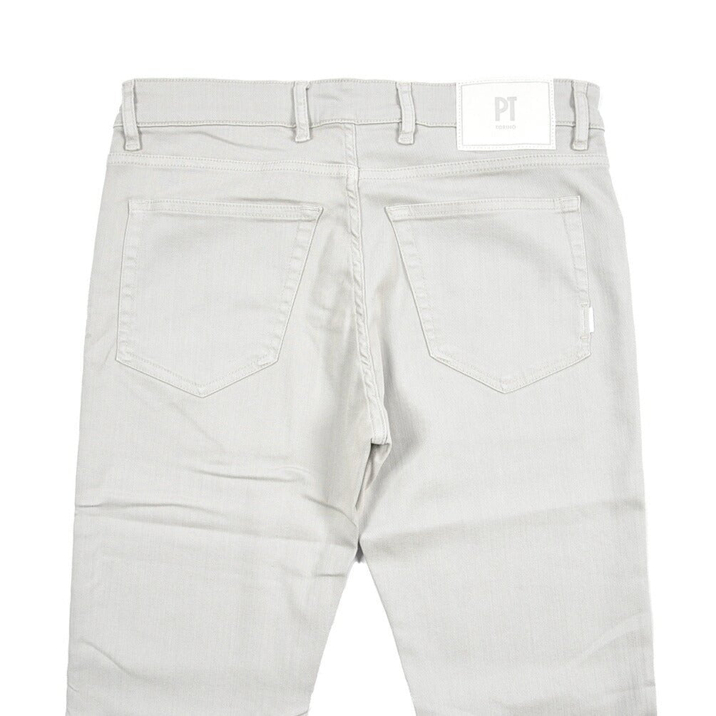 PT TORINO DENIM “SWING” リヨセル混コットン ストレッチカラーパンツ ライトグレー 31 | GUARDAROBA MILANO OFFICIAL STORE
