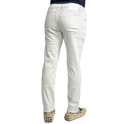 PT TORINO DENIM “SWING” リヨセル混コットン ストレッチカラーパンツ ライトグレー 31 | GUARDAROBA MILANO OFFICIAL STORE