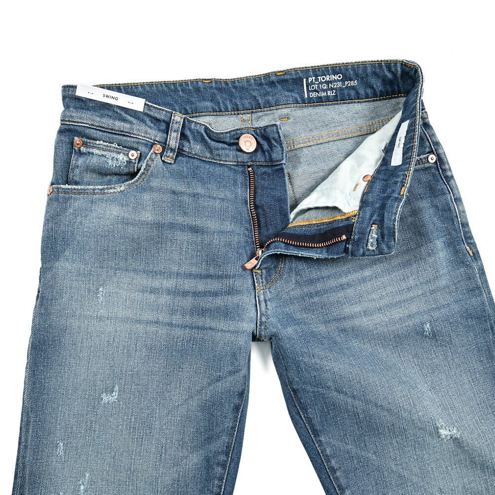 【クーポン対象】春セール｜PT TORINO DENIM SWING(SUPERSLIM FIT) ストレッチデニム スリムジーンズ / PT05｜GUARDAROBA MILANO OFFICIAL STORE