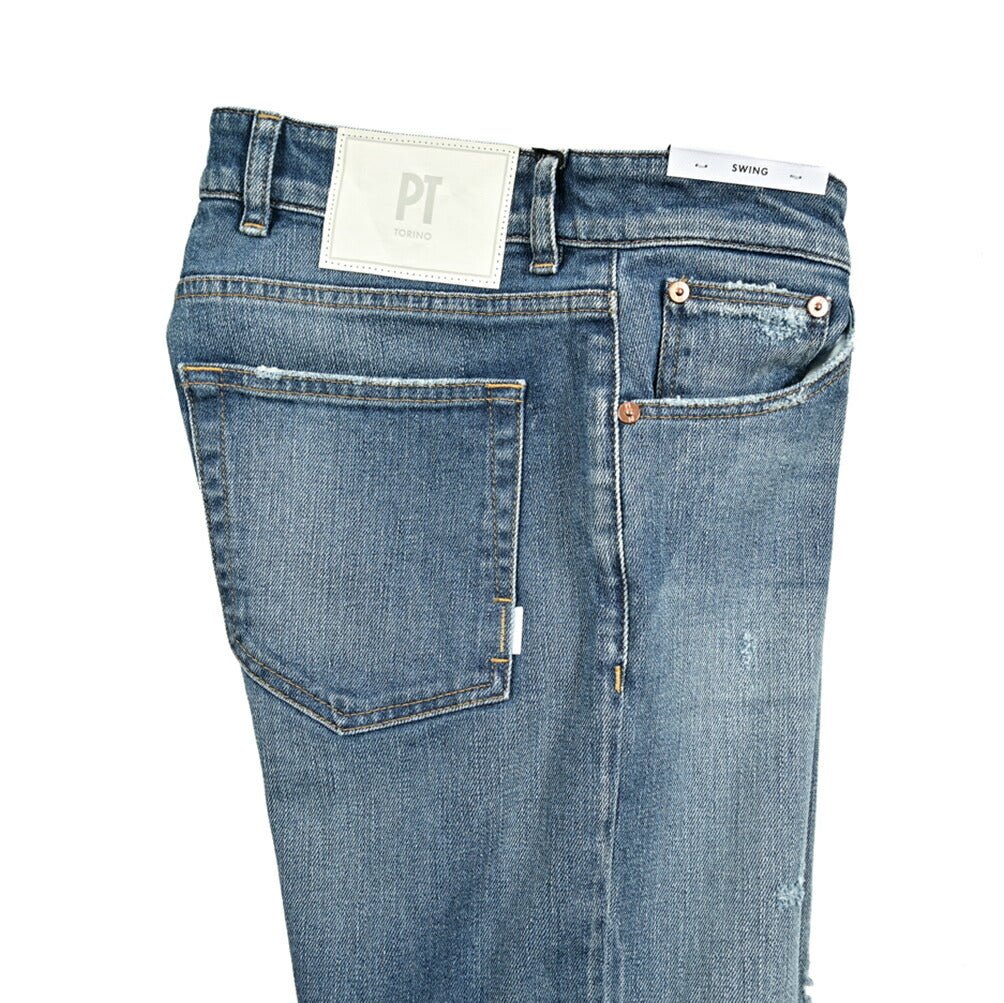 【クーポン対象】春セール｜PT TORINO DENIM SWING(SUPERSLIM FIT) ストレッチデニム スリムジーンズ / PT05｜GUARDAROBA MILANO OFFICIAL STORE