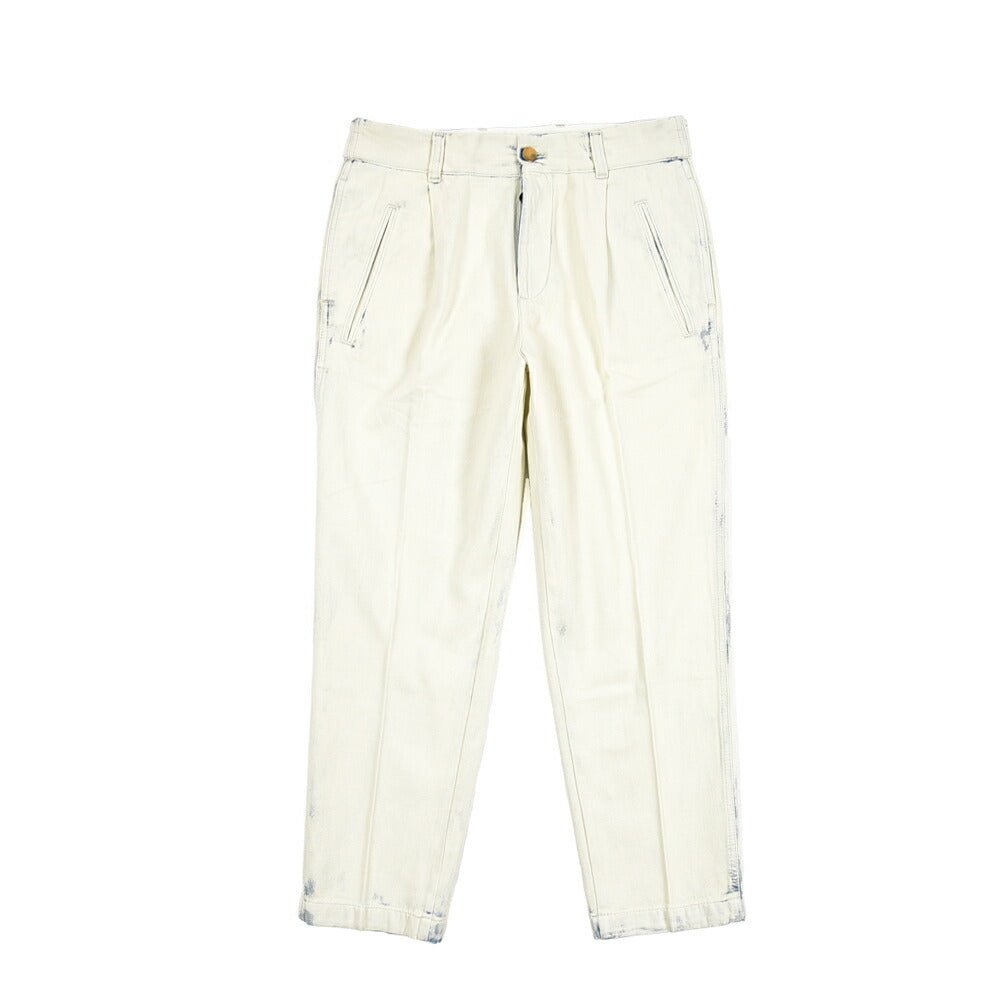 PT TORINO DENIM / "THE PILOT" コットン100%デニム ペイントパンツ オフホワイト 30 | GUARDAROBA MILANO OFFICIAL STORE