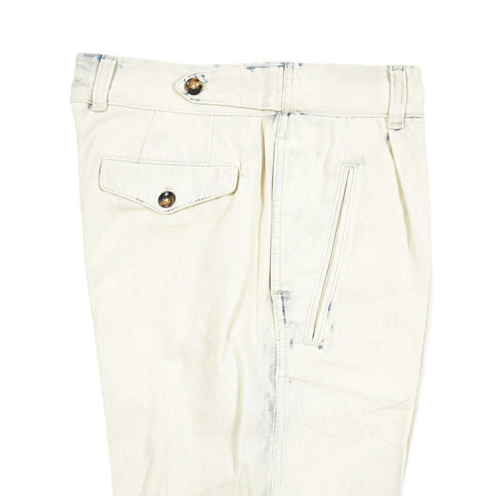 PT TORINO DENIM / "THE PILOT" コットン100%デニム ペイントパンツ オフホワイト 30 | GUARDAROBA MILANO OFFICIAL STORE