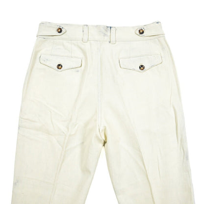 PT TORINO DENIM / "THE PILOT" コットン100%デニム ペイントパンツ オフホワイト 30 | GUARDAROBA MILANO OFFICIAL STORE