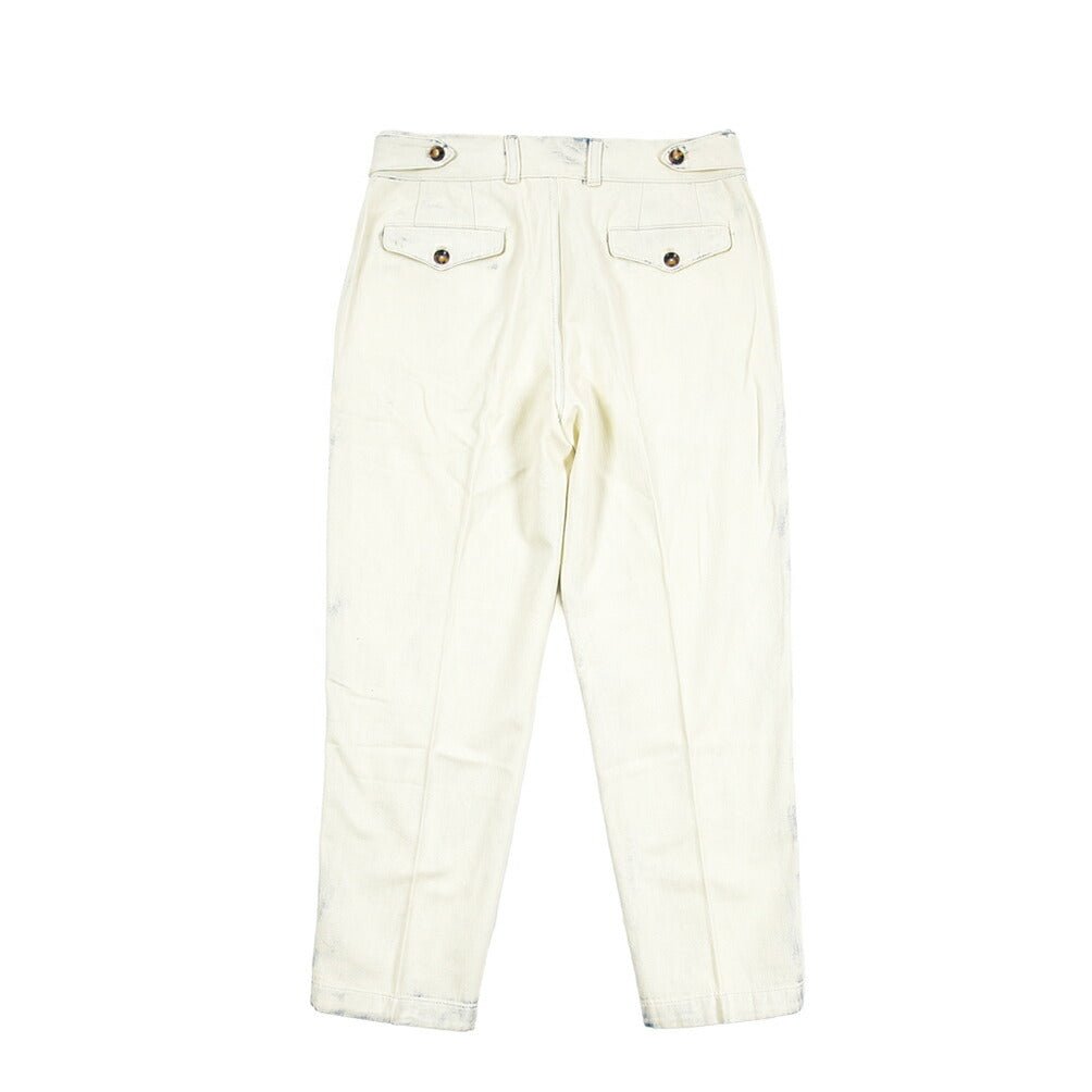 PT TORINO DENIM / "THE PILOT" コットン100%デニム ペイントパンツ オフホワイト 30 | GUARDAROBA MILANO OFFICIAL STORE
