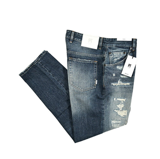 【販売期間前】PT TORINO DENIM THE REBEL コットン100%デニム ワイドジーンズ / PT05｜GUARDAROBA MILANO OFFICIAL STORE