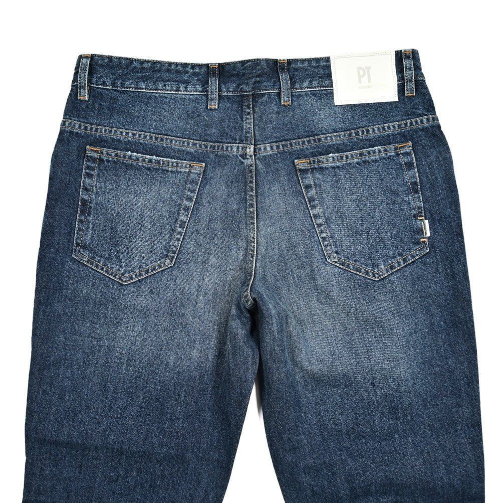 【販売期間前】PT TORINO DENIM THE REBEL コットン100%デニム ワイドジーンズ / PT05｜GUARDAROBA MILANO OFFICIAL STORE