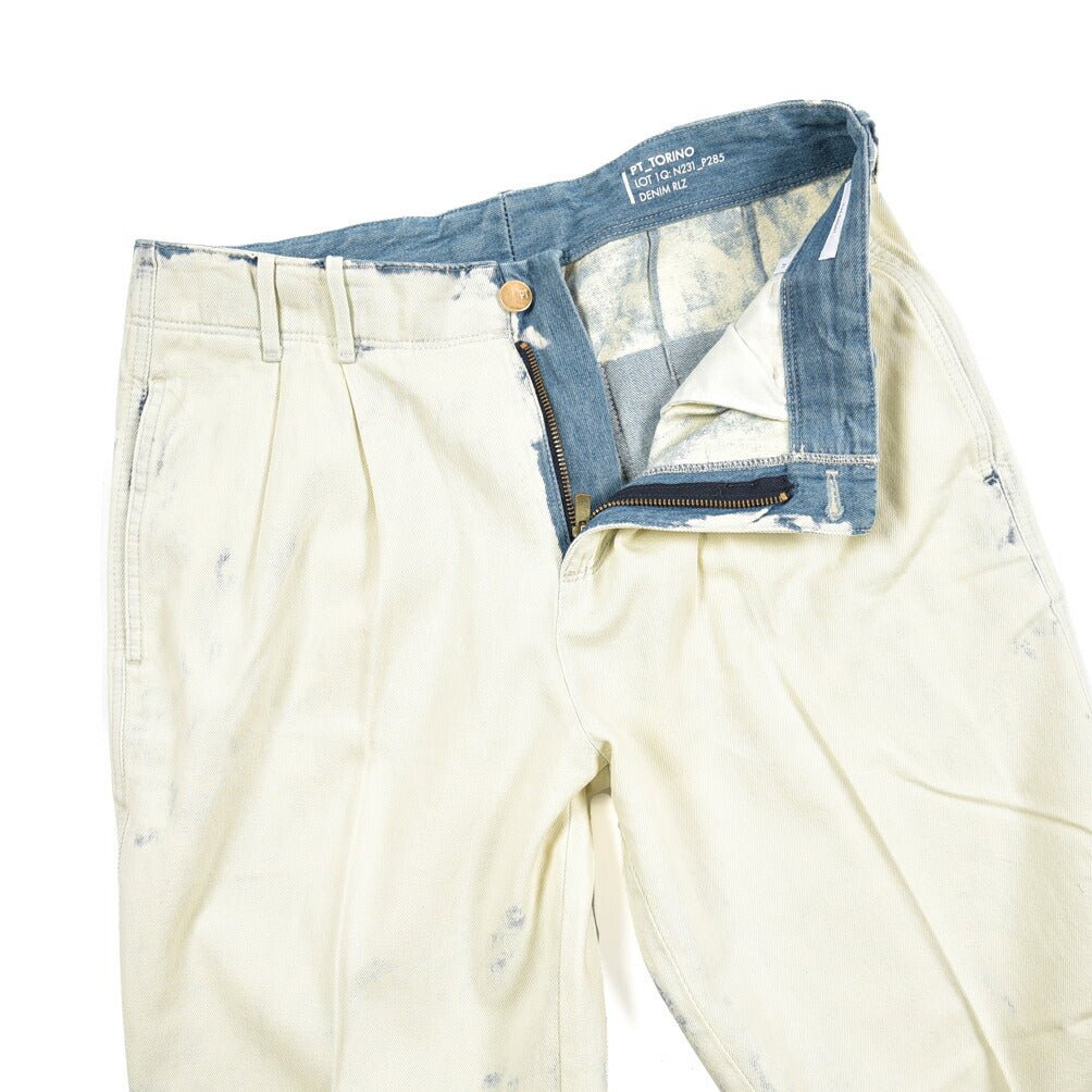 PT TORINO DENIM "THE SHOOT" コットン100%デニム ツータックパンツ デニスラ｜437435-30｜GUARDAROBA MILANO OFFICIAL STORE