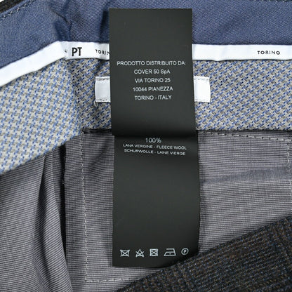 PT TORINO "EASY FIT" SUPER100’s ウールフランネル ノータックスラックス｜415084｜GUARDAROBA MILANO OFFICIAL STORE