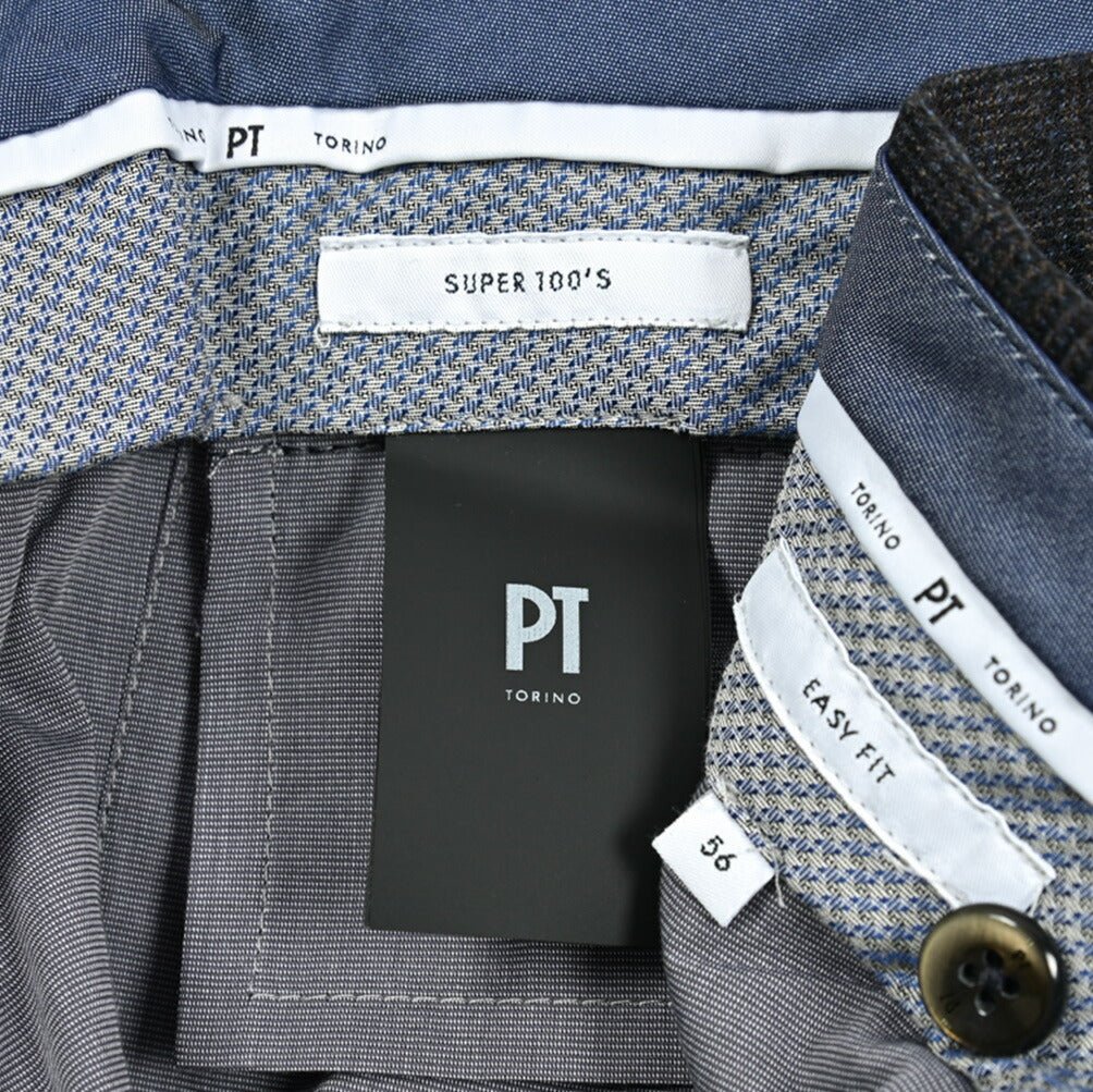 PT TORINO "EASY FIT" SUPER100’s ウールフランネル ノータックスラックス｜415084｜GUARDAROBA MILANO OFFICIAL STORE