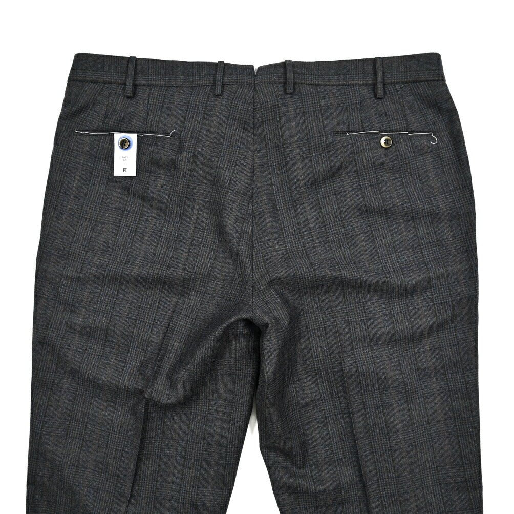 PT TORINO "EASY FIT" SUPER100’s ウールフランネル ノータックスラックス｜415084｜GUARDAROBA MILANO OFFICIAL STORE