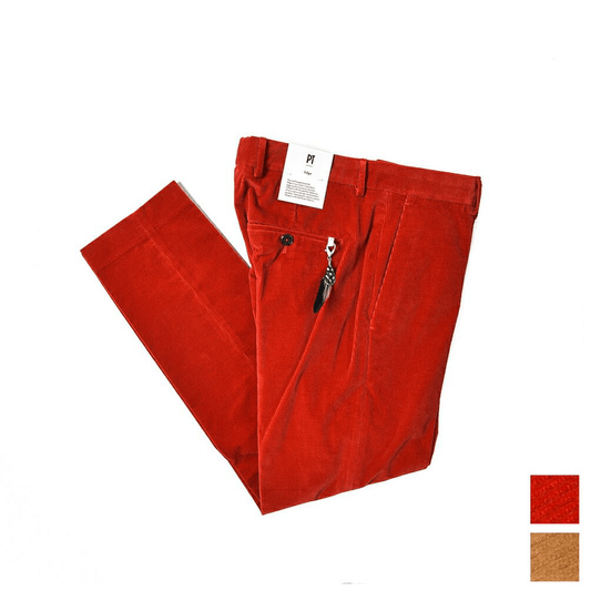 新春セール｜PT TORINO Edge "DIECI" ストレッチコットン スリムコーデュロイパンツ｜389767-A-46｜GUARDAROBA MILANO OFFICIAL STORE