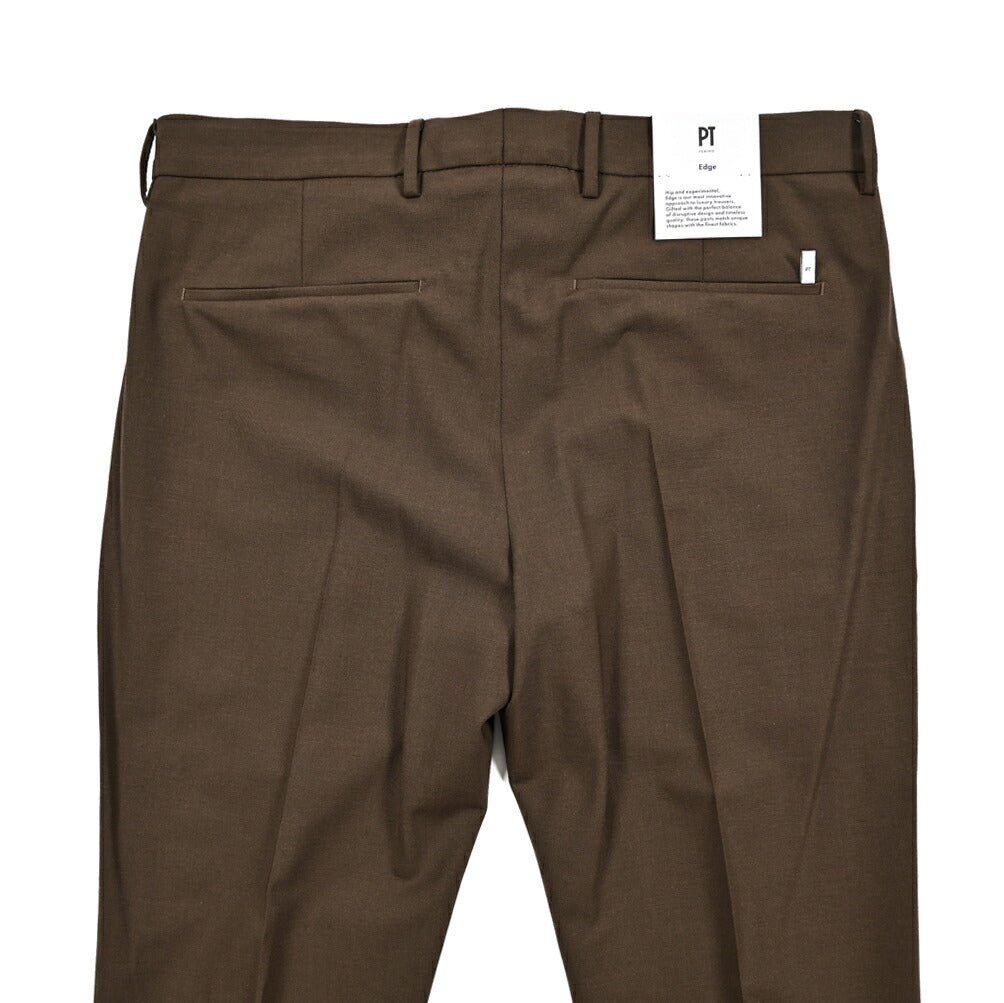 PT TORINO Edge "DIECI" ストレッチウール スリムテーパードスラックス｜423203 - 46｜GUARDAROBA MILANO OFFICIAL STORE