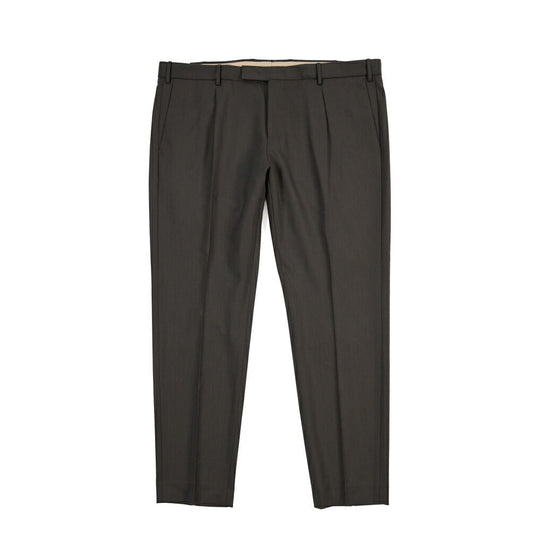 PT TORINO Edge “DIECI” ストレッチウール ワンタックスラックス ブラウン 56 | GUARDAROBA MILANO OFFICIAL STORE