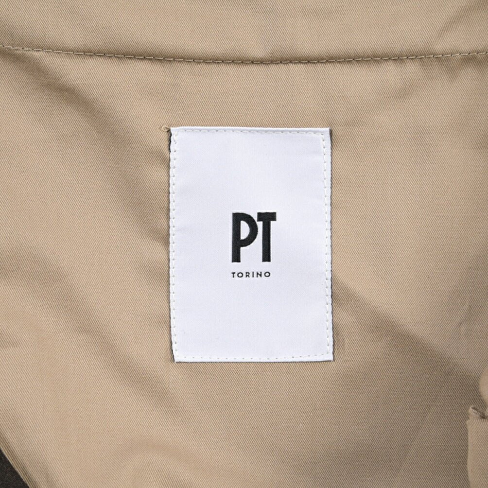 PT TORINO Edge “DIECI” ストレッチウール ノータックスラックス ダークブラウン 54 | GUARDAROBA MILANO OFFICIAL STORE