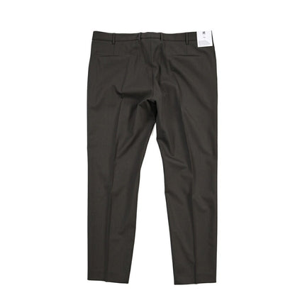 PT TORINO Edge “DIECI” ストレッチウール ノータックスラックス ダークブラウン 54 | GUARDAROBA MILANO OFFICIAL STORE