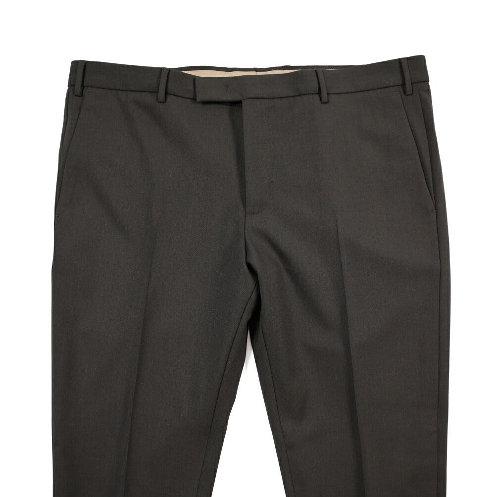 PT TORINO Edge “DIECI” ストレッチウール ノータックスラックス ダークブラウン 54 | GUARDAROBA MILANO OFFICIAL STORE