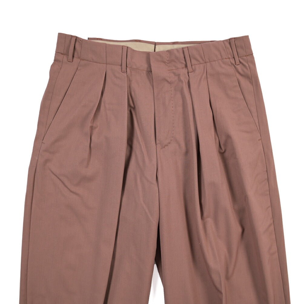 PT TORINO Edge “DODICI” ストレッチウール ツータックスラックス ピンク 46 | GUARDAROBA MILANO OFFICIAL STORE