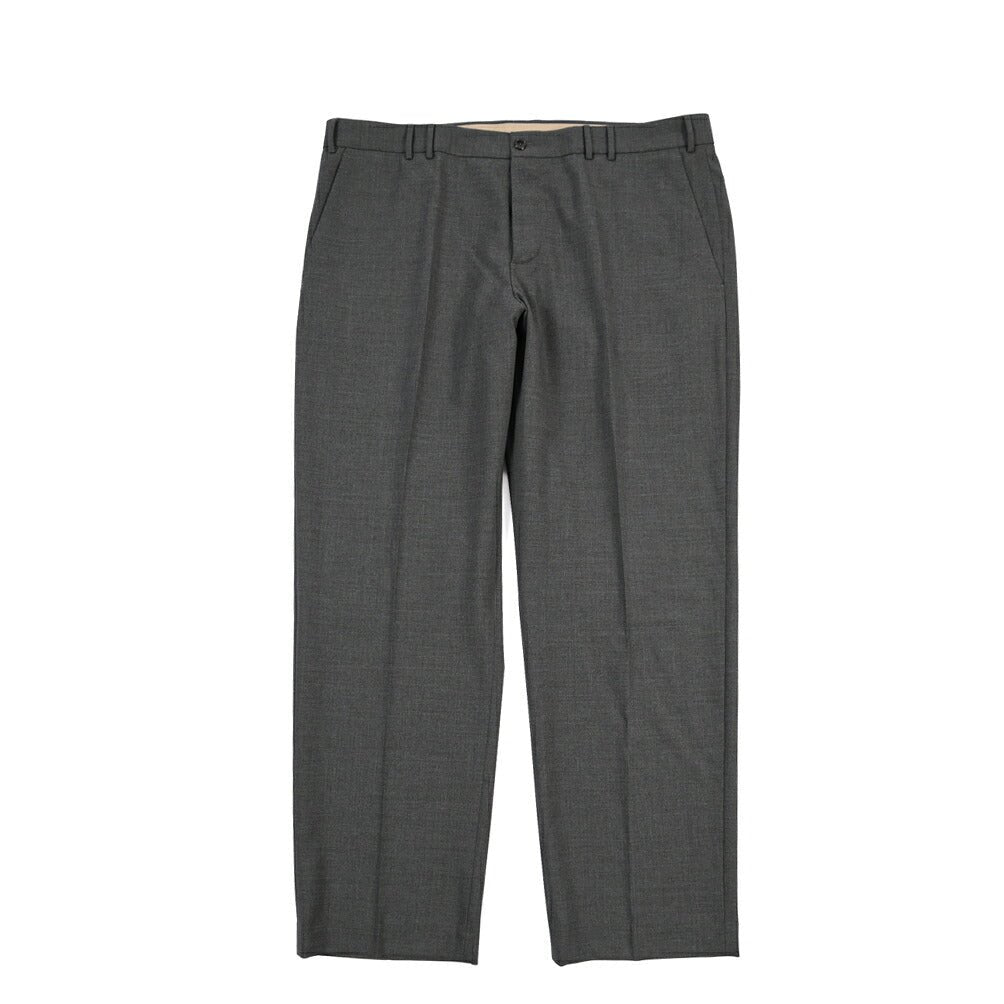 PT TORINO Edge “MICHAEL” ストレッチウール ノータックワイドスラックス グレー 58 | GUARDAROBA MILANO OFFICIAL STORE