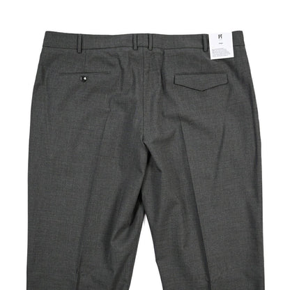 PT TORINO Edge “MICHAEL” ストレッチウール ノータックワイドスラックス グレー 58 | GUARDAROBA MILANO OFFICIAL STORE