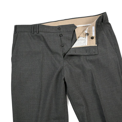 PT TORINO Edge “MICHAEL” ストレッチウール ノータックワイドスラックス グレー 58 | GUARDAROBA MILANO OFFICIAL STORE